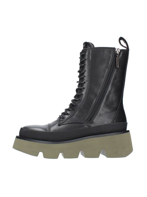 Ankle boots model 422M-908-15-P094CO in leather EMANUELLE VEE | 422M-908-15-P094CONERO-VERDE